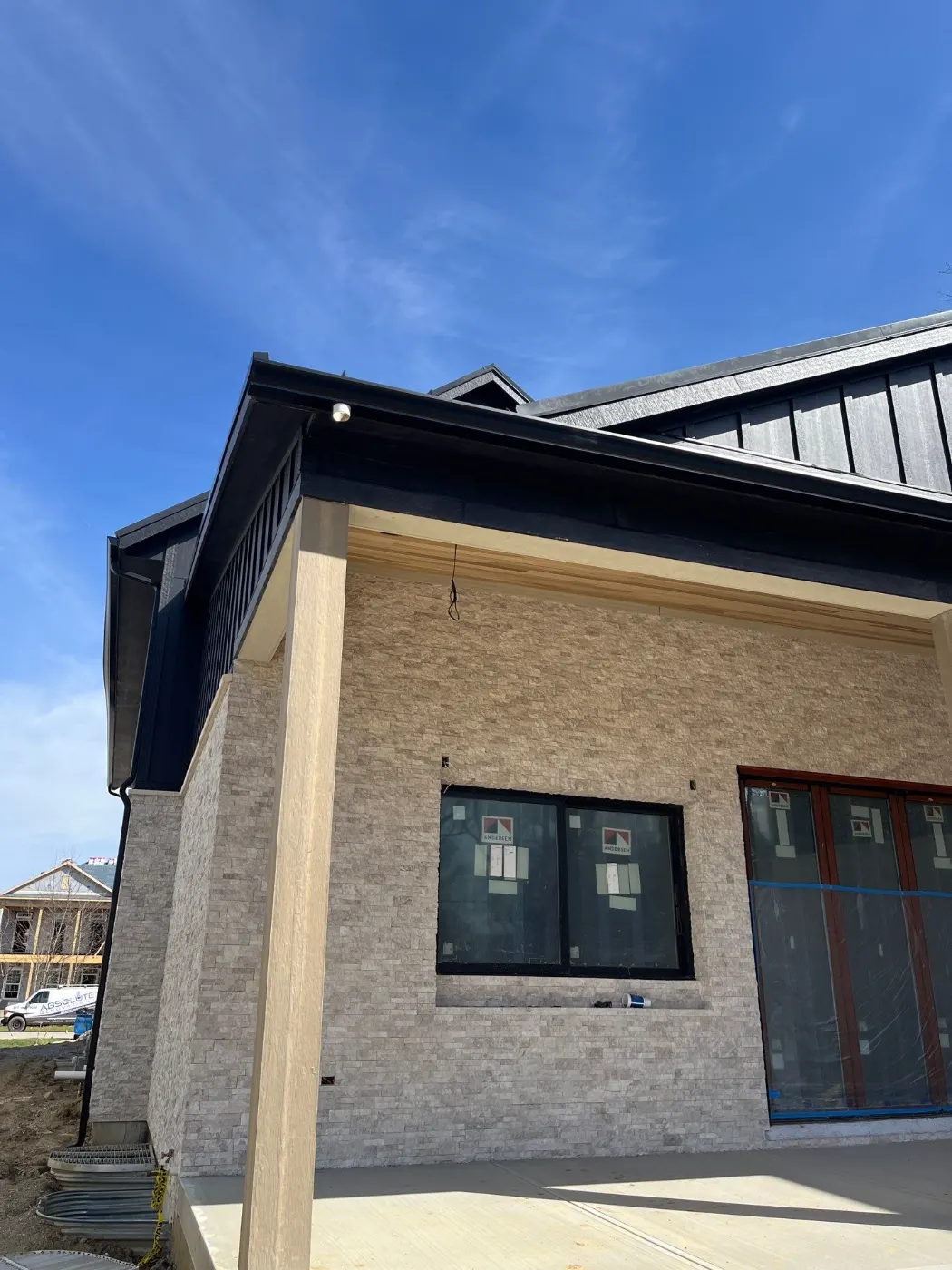 Siding installation documented in Sandpiper Lakes