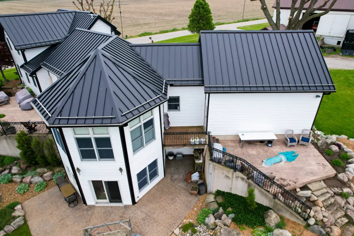 After siding work