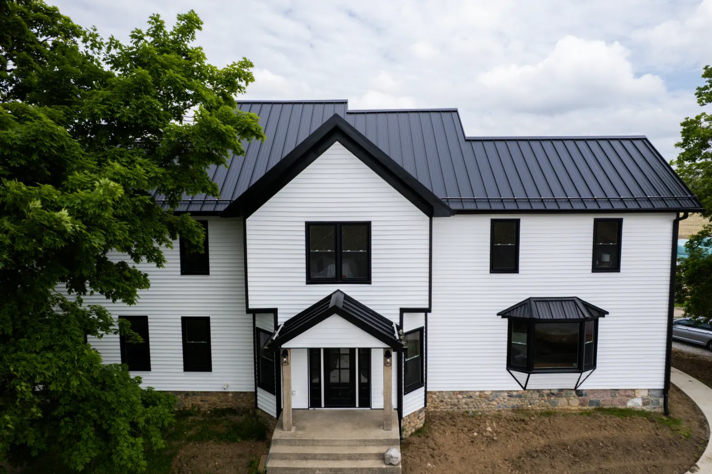 Fiber cement siding installed on a Sandpiper Lakes home